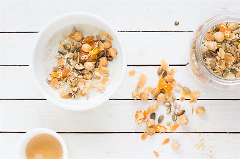 à Quaker Céréales Recettes Brunch Petit déjeuner Flocons d’avoine Porridge 